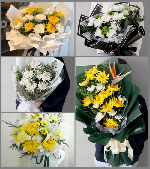 黑龙江绥化肇东市跃进乡白事花束代送
